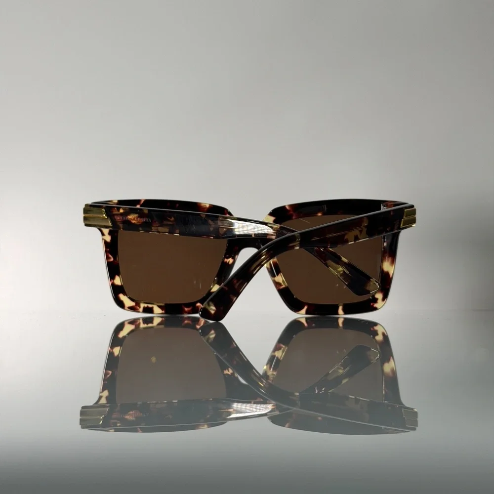 Bottega Veneta Light Ribbon Square Sunglasses – Havana - Picture 8 of 14